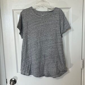 GAP Heather Gray Short Sleeve Crewneck Tee